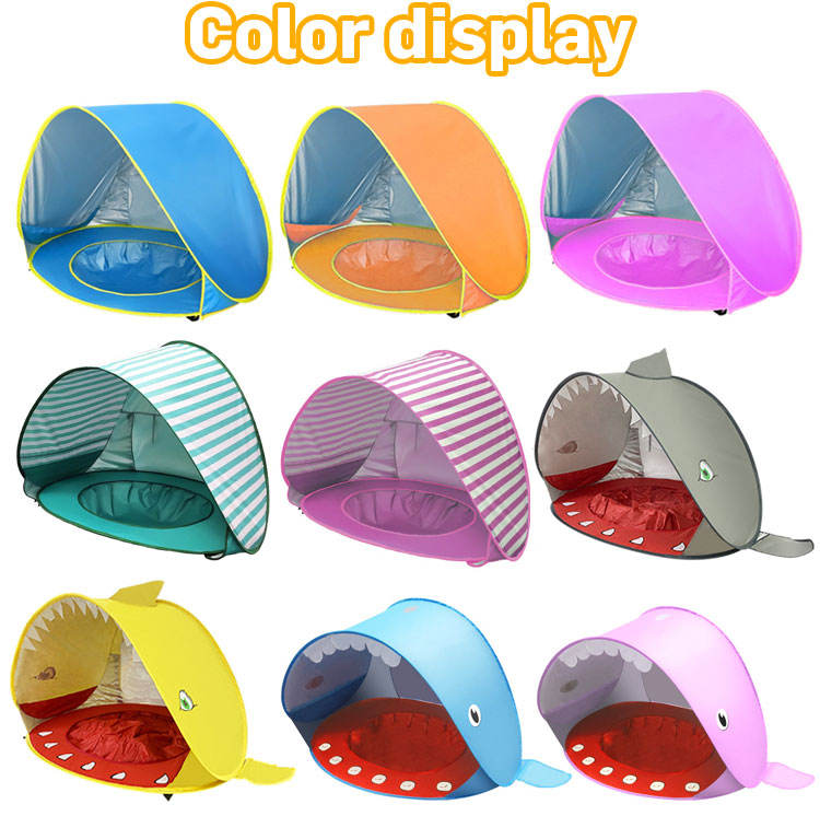 Outdoor Garden Backyard Kids Play Sun Shelter Quick Pop-Up Baby Beach Tent