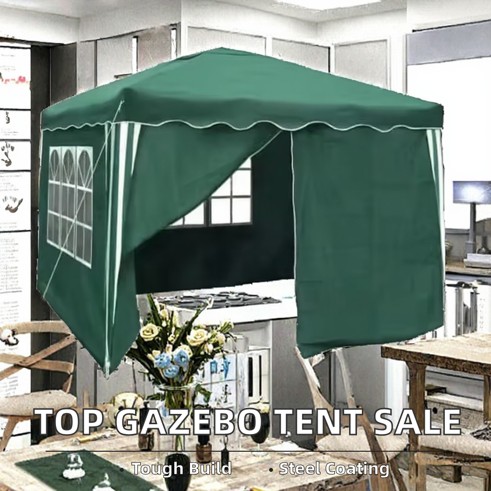 HXM Folding Advertising Outdoor Garden Awning for Trade Shows Events Gazebo Tent