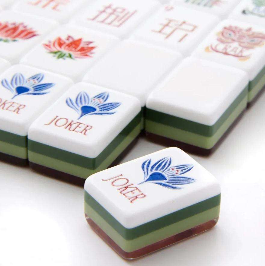 Luxury american Mahjong Set Engraved Game Tiles /HXM