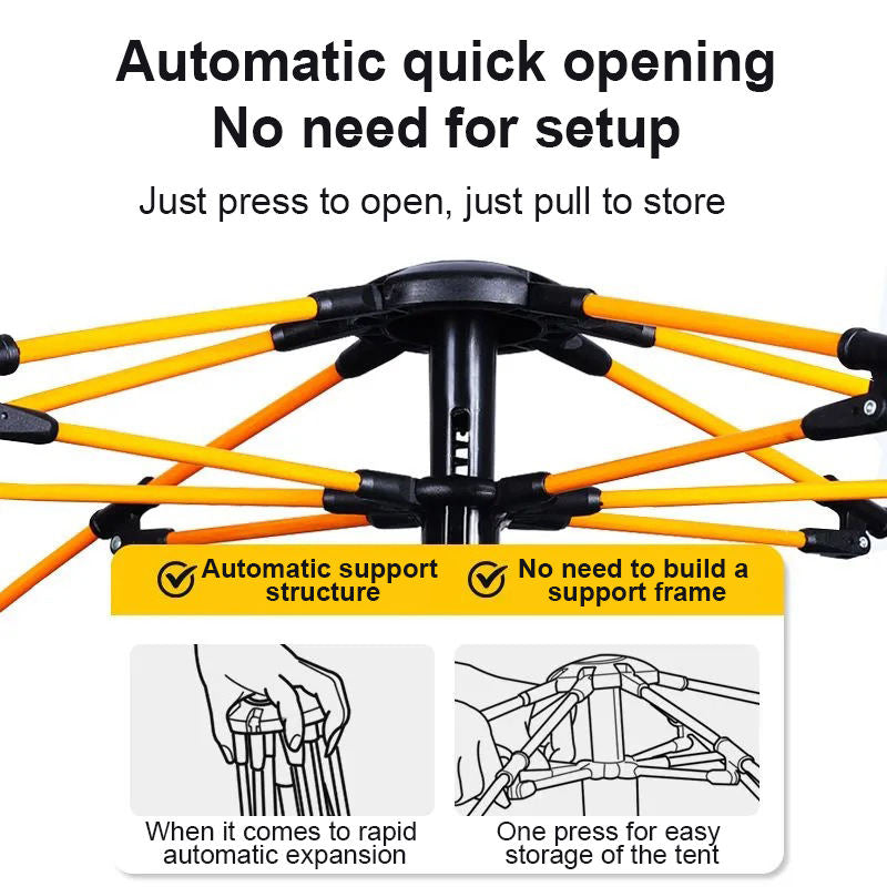 Instant Pop Up Camping Tent Automatic Quick Setup/HXM