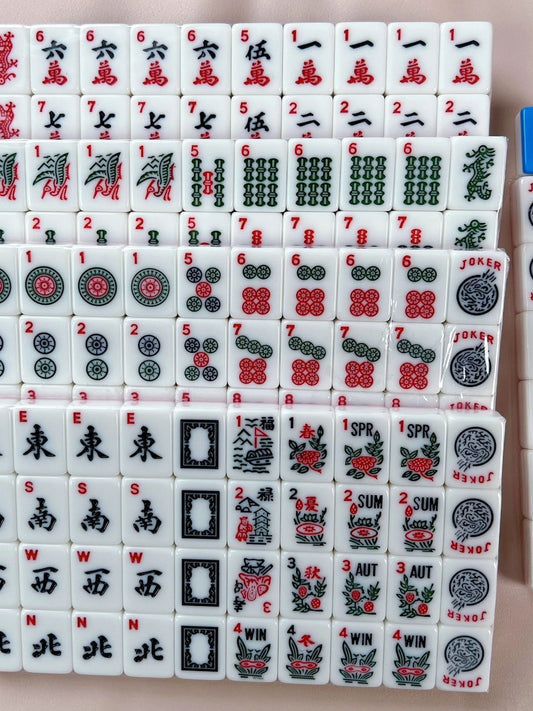 American Mahjong Set 4layer Acrylic 160 Tiles/HXM