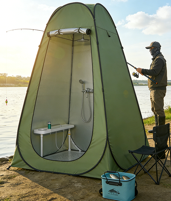 HX outdoor nomad shower tent BathroomsBeach Toilet Shower Room Tent