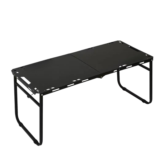 HXM Outdoor Iron Table for Picnics, Camping & Travel