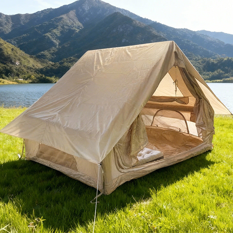 HX outdoor Air Dome Pump 5-6person Oxford Fabric Inflatable  Camping Tent