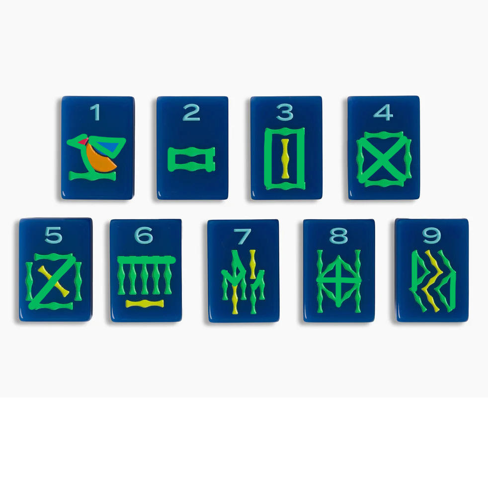 American Mahjong Set Black Acrylic 160 Tiles/HXM