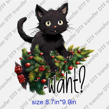 Christmas Animal DTF transfer XMAS.309