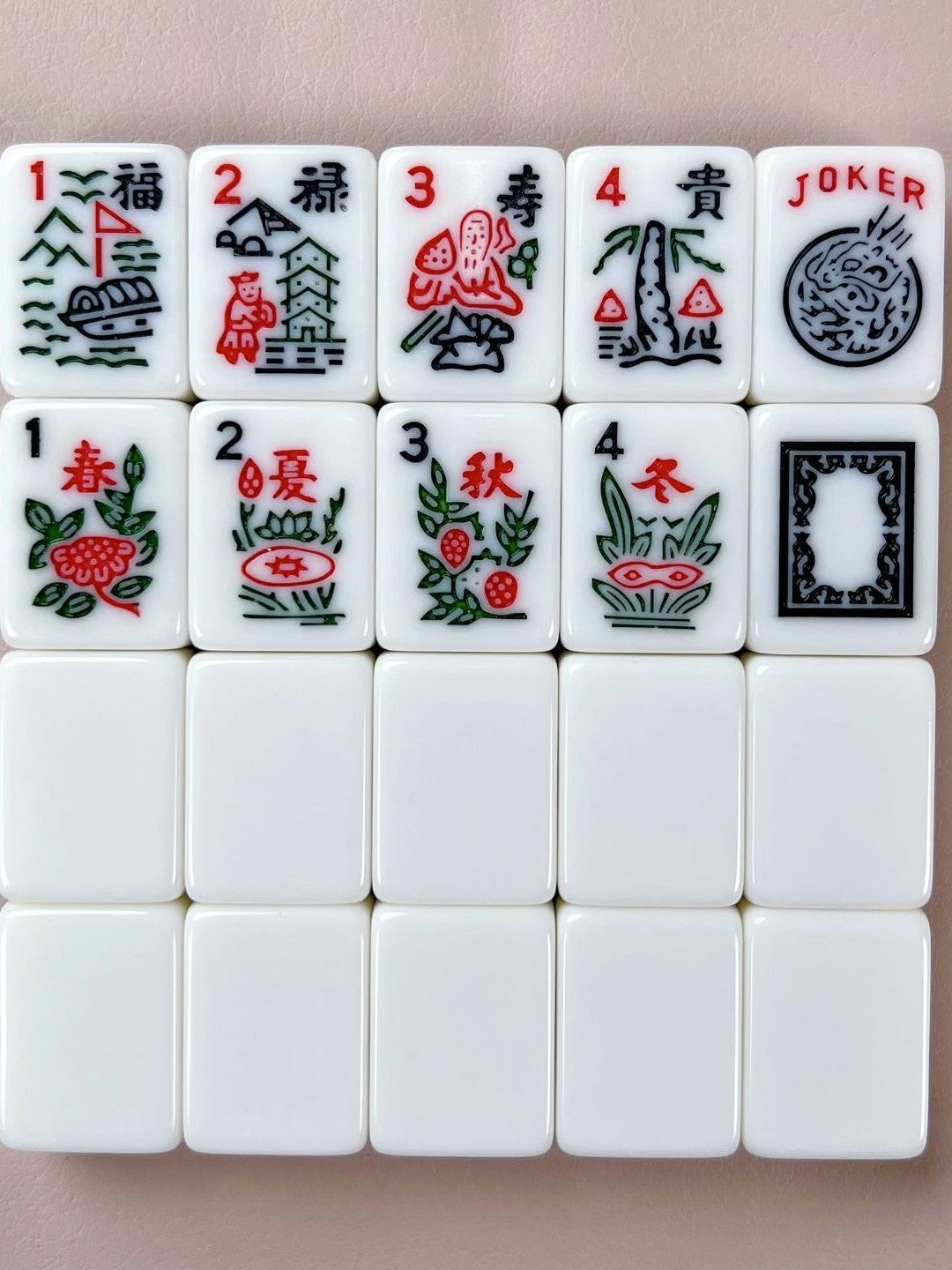 American Mahjong Set 4layer Acrylic 160 Tiles/HXM
