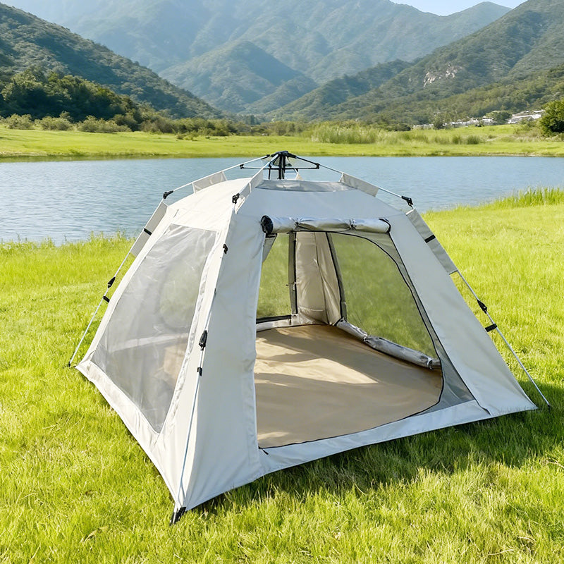 HX outdoor 3-4person`4` side Waterproof Auto opening outdoor tent