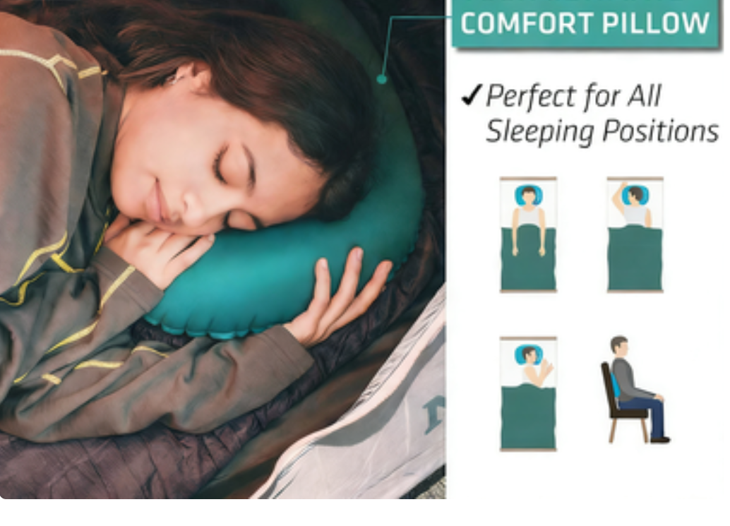 Ultralight Inflatable Camping Travel Pillow Waterproof Outdoor sleepingPillows