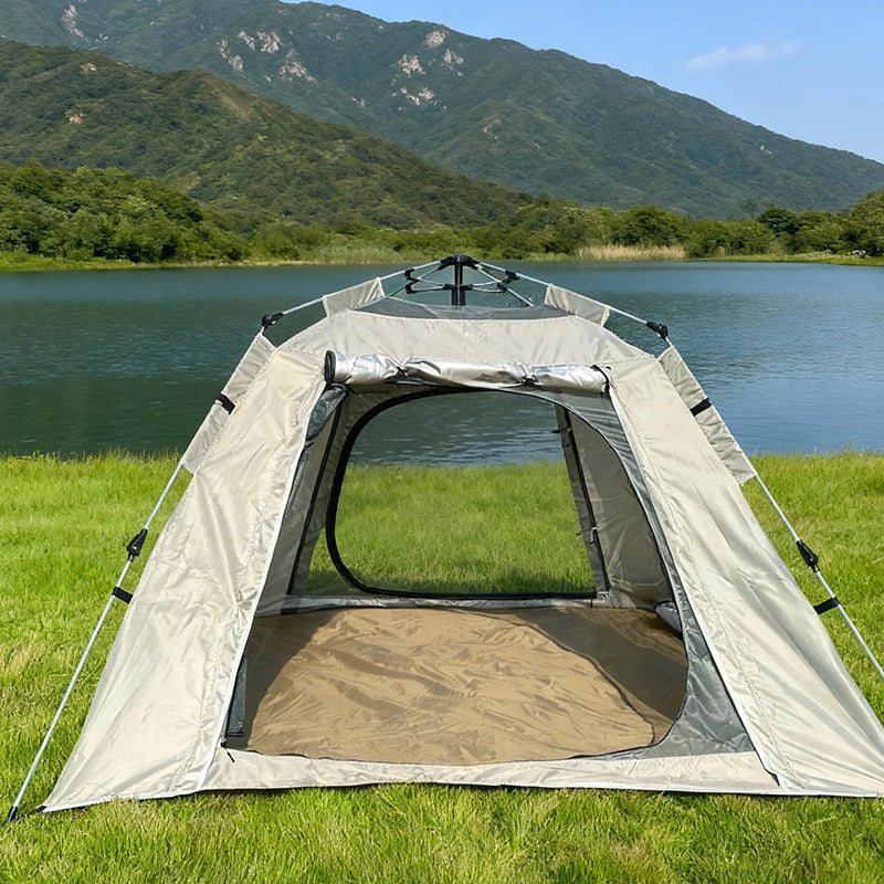 HX outdoor 3-4person`4` side Waterproof Auto opening outdoor tent