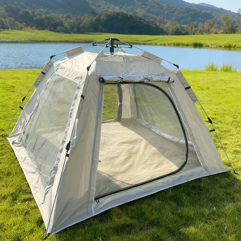 HX outdoor 3-4person`4` side Waterproof Auto opening outdoor tent
