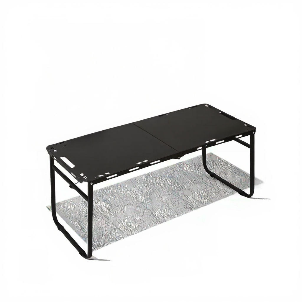 HXM Outdoor Iron Table for Picnics, Camping & Travel