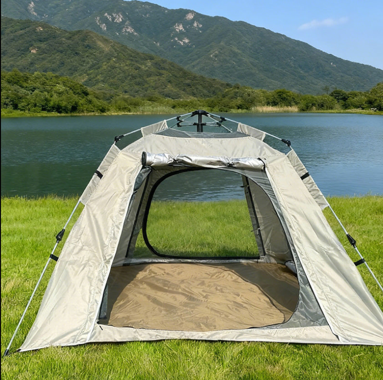 HX outdoor 3-4person`4` side Waterproof Auto opening outdoor tent