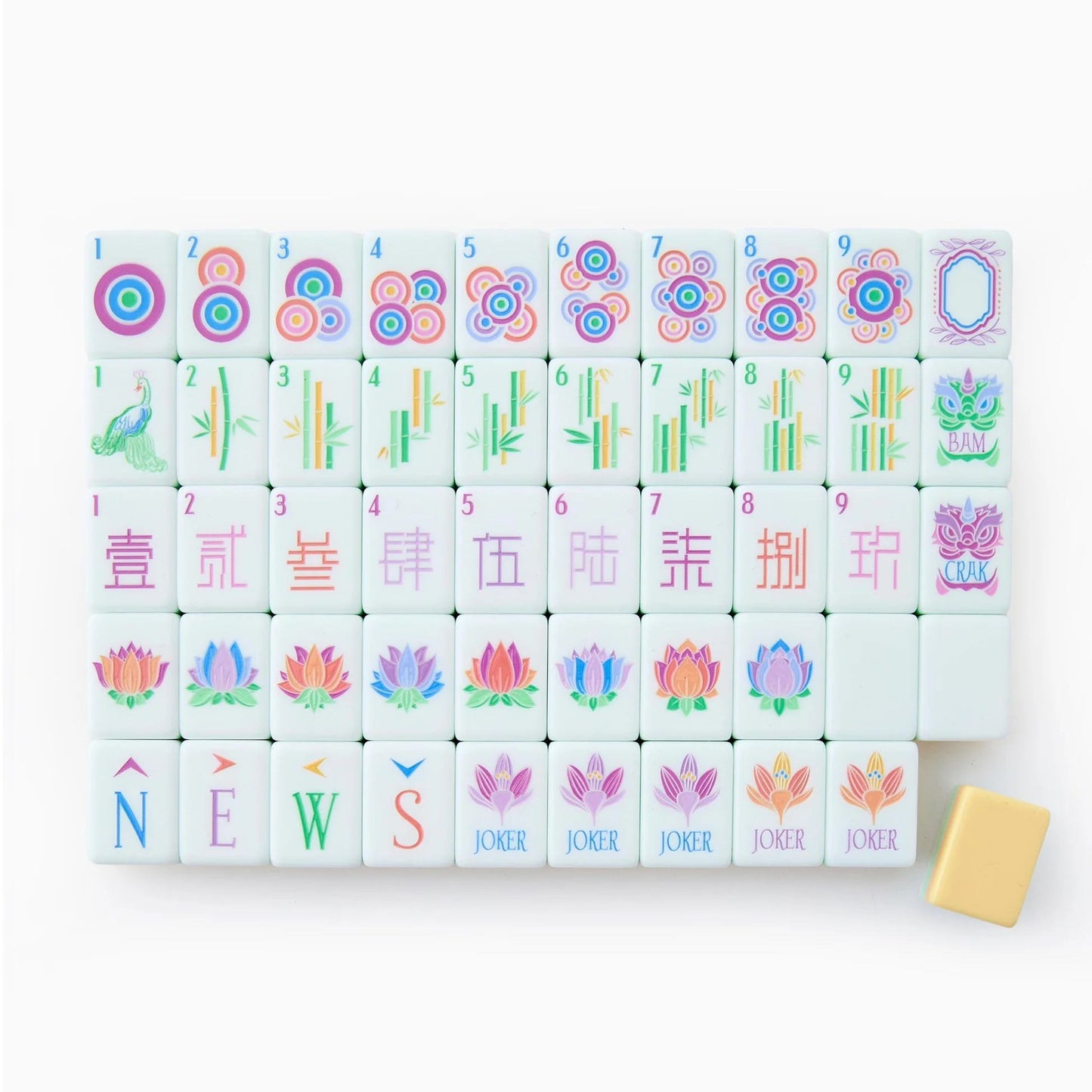 American Mahjong Set 4layer Acrylic 160 Tiles/HXM