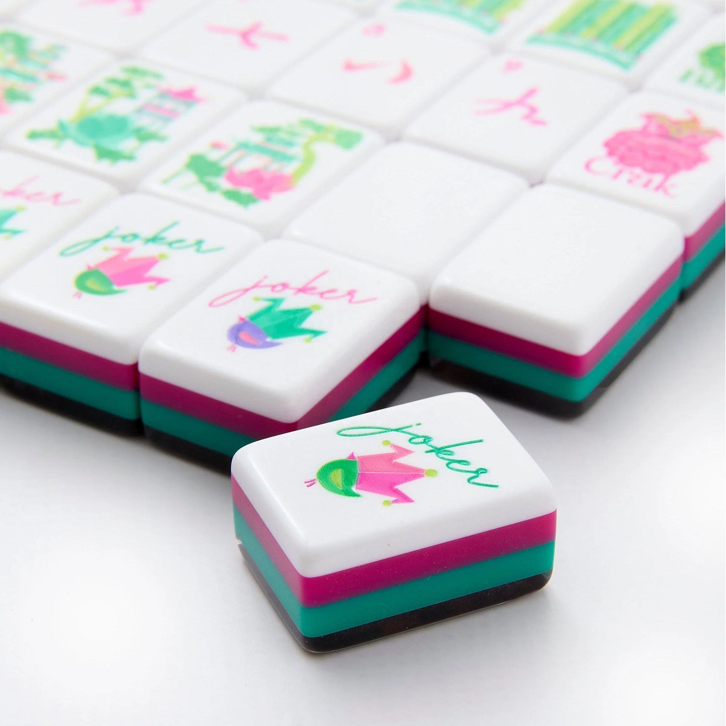 American Mahjong Set 4layer Acrylic 160 Tiles/HXM