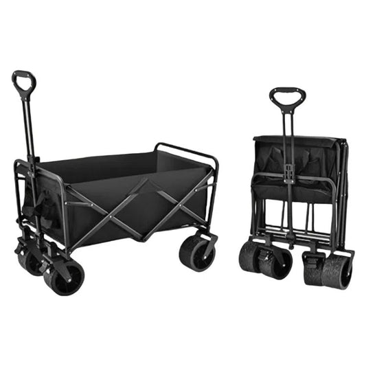 HX OUTDOOR Uensils Camping Wagon Cart Roll Container Folding Feature for Shopping