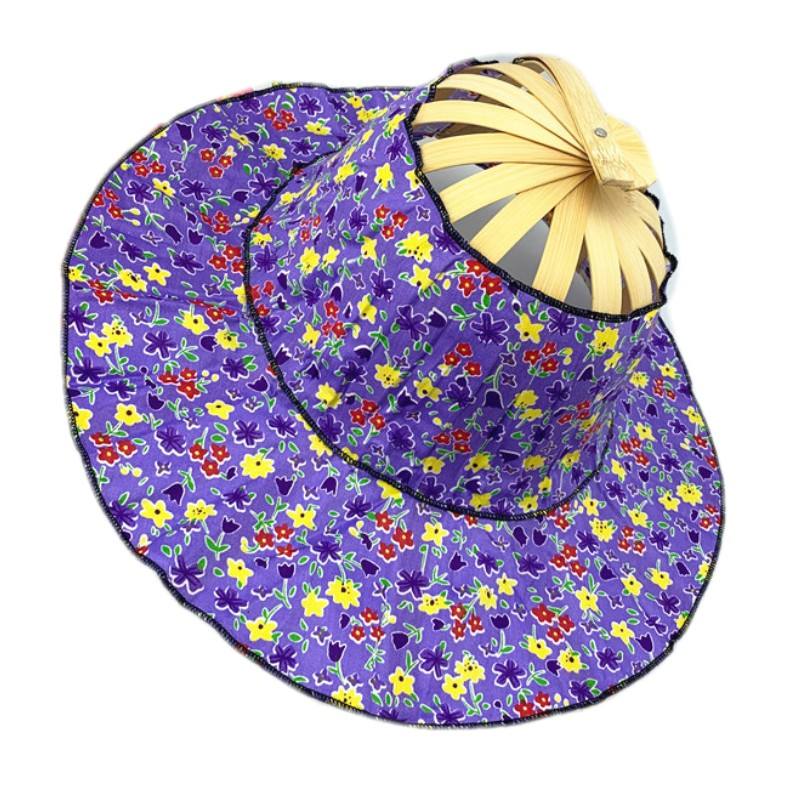 HX outdoor Dual-Use Folding Fan and Hat Sunscreen Beach Traveling Hat
