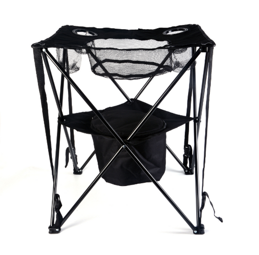 HX Outdoor Folding Table with Modern Design Insulated Food Basket Cooler for Picnics Barbecues Beach Use Made Aluminum