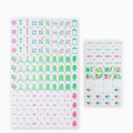American Mahjong Set 4layer Acrylic 160 Tiles/HXM