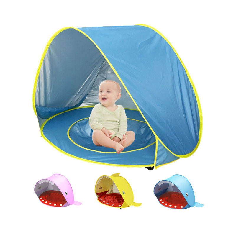 Outdoor Garden Backyard Kids Play Sun Shelter Quick Pop-Up Baby Beach Tent