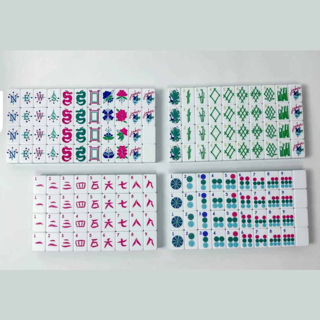 American Mahjong Set 4layer Acrylic 160 Tiles/HXM