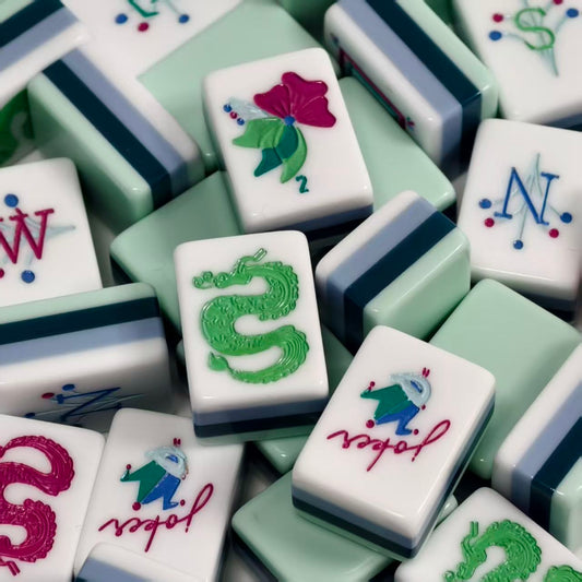 American Mahjong Set 4layer Acrylic 160 Tiles/HXM