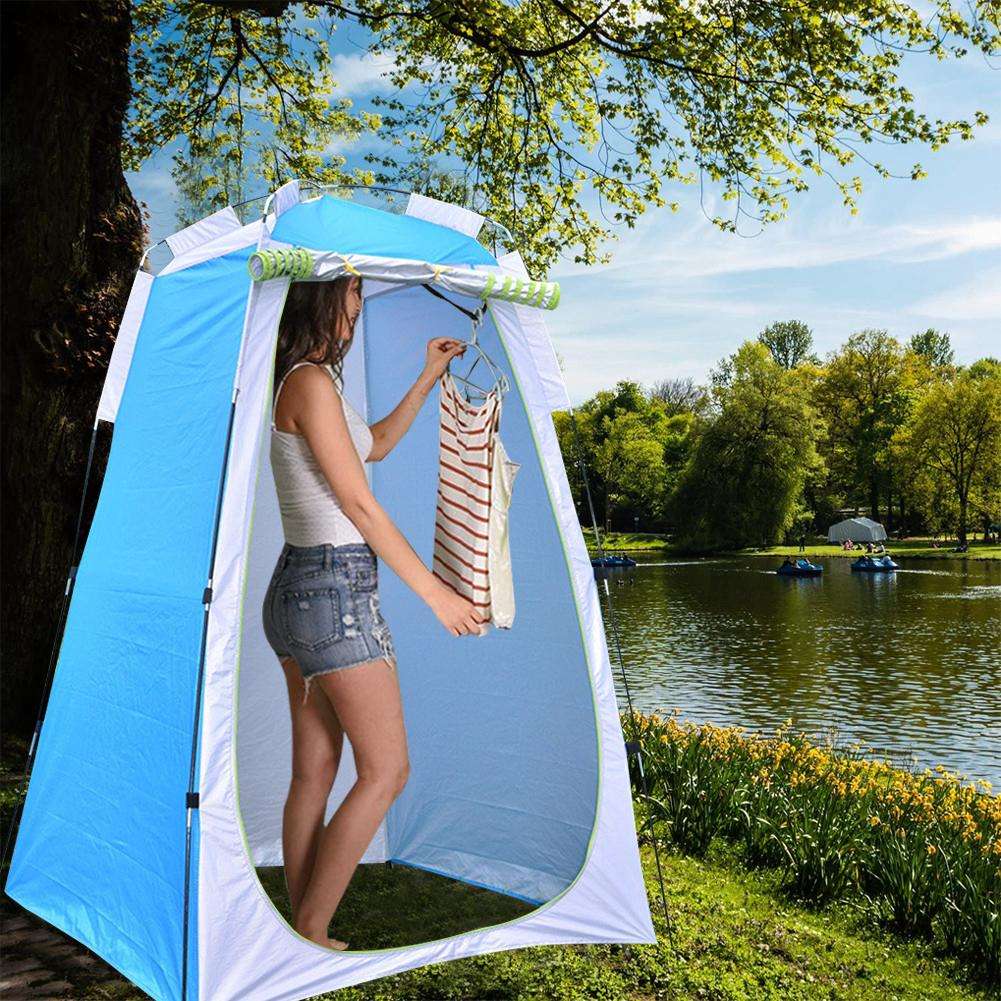 HXMoutdoor shower tent awning Folding ShowerToilet ShowerChangingRoom