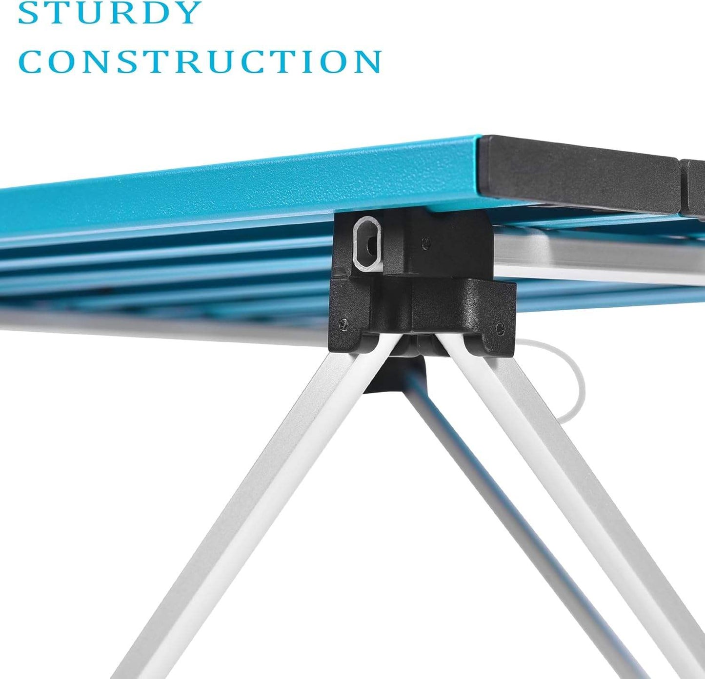 HX outdoor Small Aluminum Folding Table with Sand Carrying Bag for Outdoor Picnics BBQ