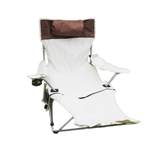 HX outdoor Portable Folding Tent Lounge Chair Iron Backrest Cushion for Outdoor Camping Balcony Park Lawn Picnic Furniture