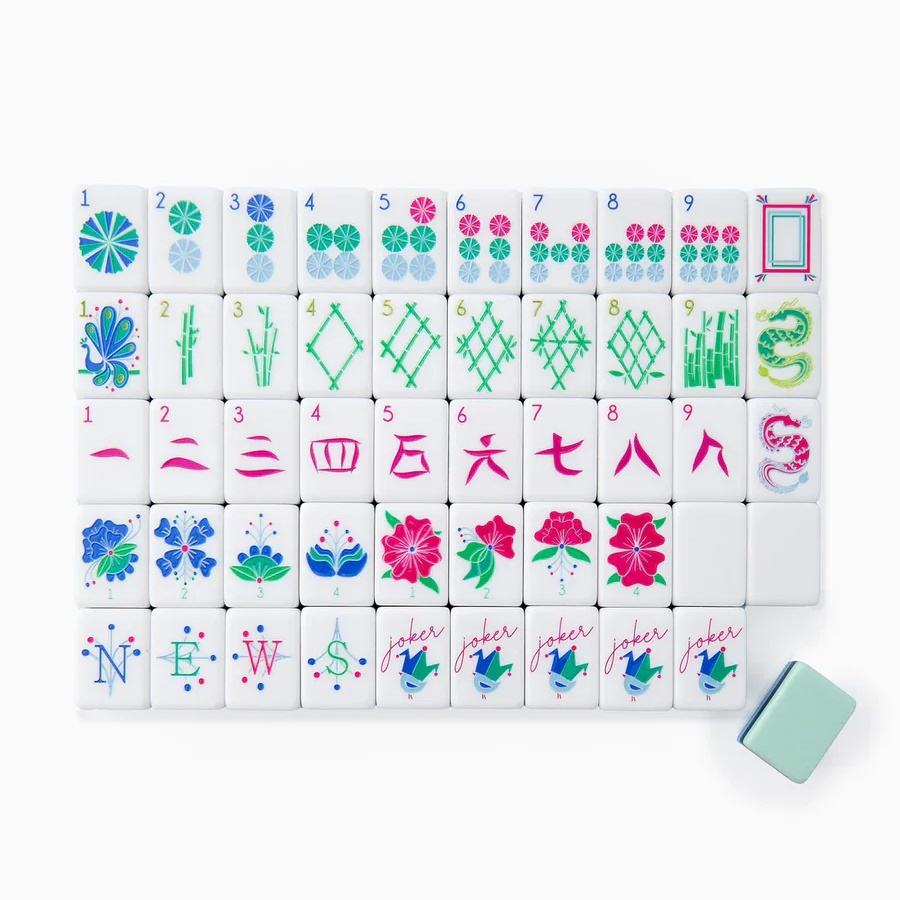 American Mahjong Set 4layer Acrylic 160 Tiles/HXM
