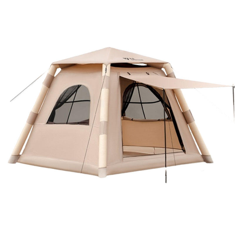 HX outdoor Air Dome Pump 5-6person Oxford Fabric Inflatable  Camping Tent