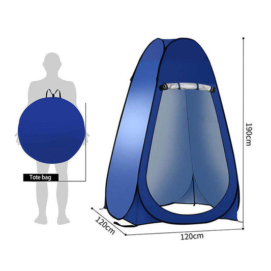 HXM Waterproof Folding Shower Bath Camping Tent  Personal Privacy Toilet Tent