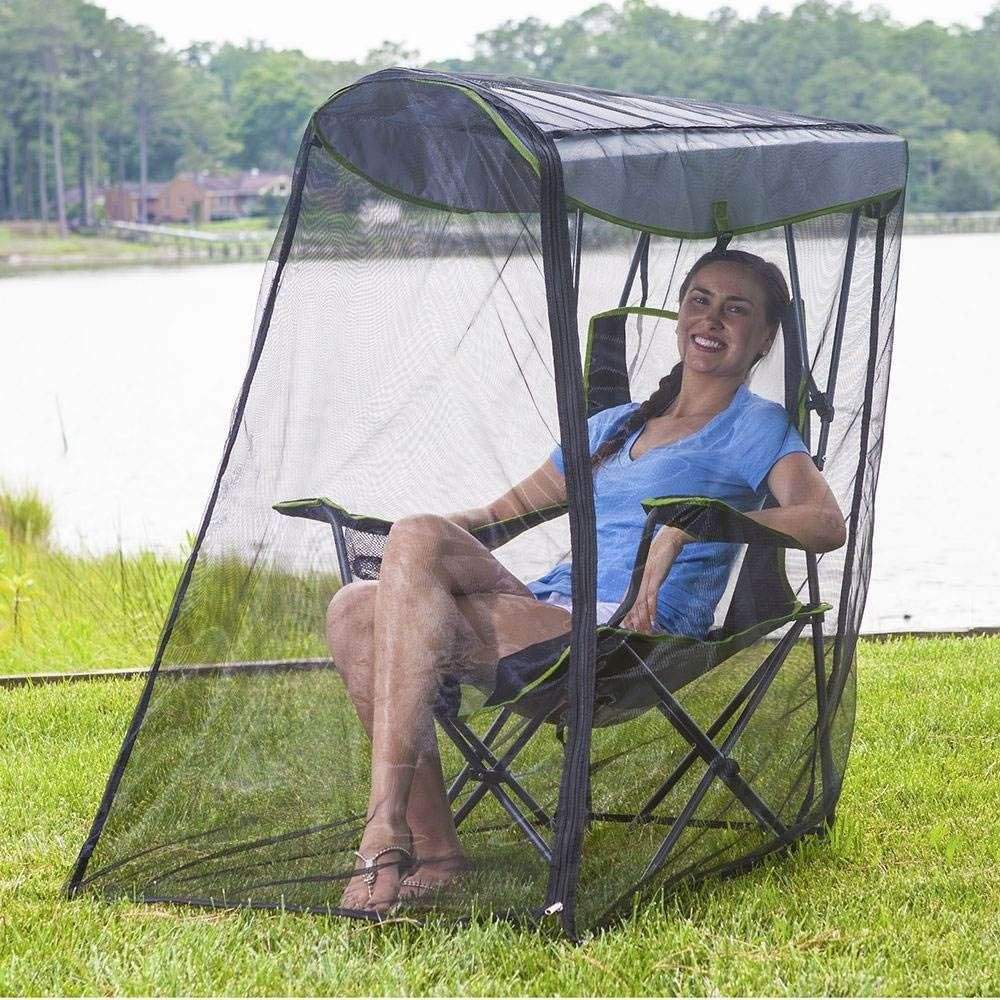 HX Outdoor Folding Chair with Mosquito Net