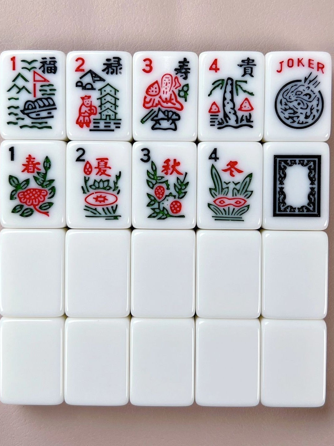 American Mahjong Set 4layer Acrylic 160 Tiles/HXM
