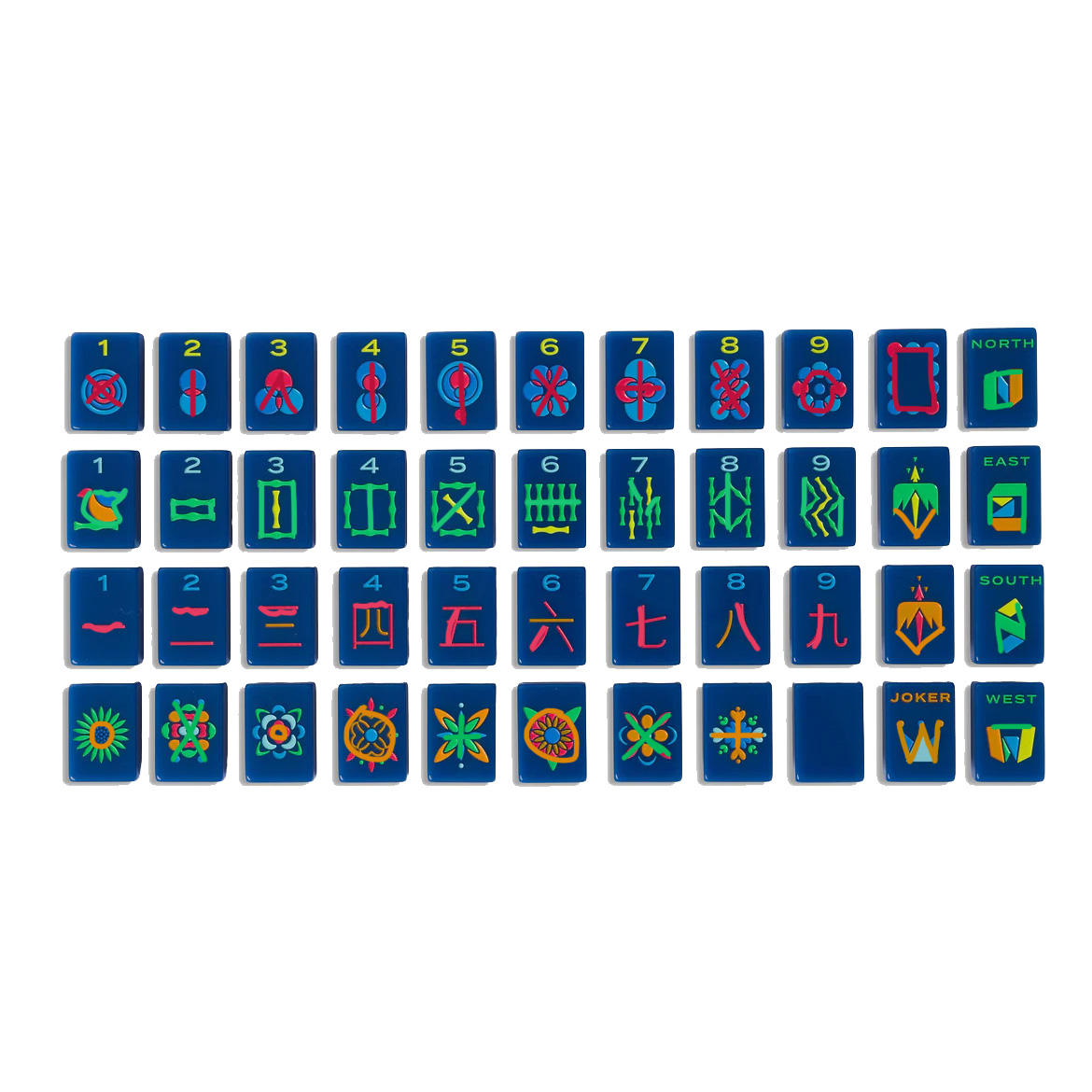 American Mahjong Set Black Acrylic 160 Tiles/HXM
