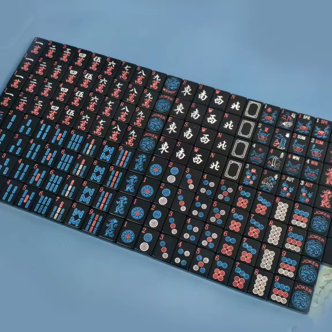 American Mahjong Set 4layer Acrylic 160 Tiles/HXM