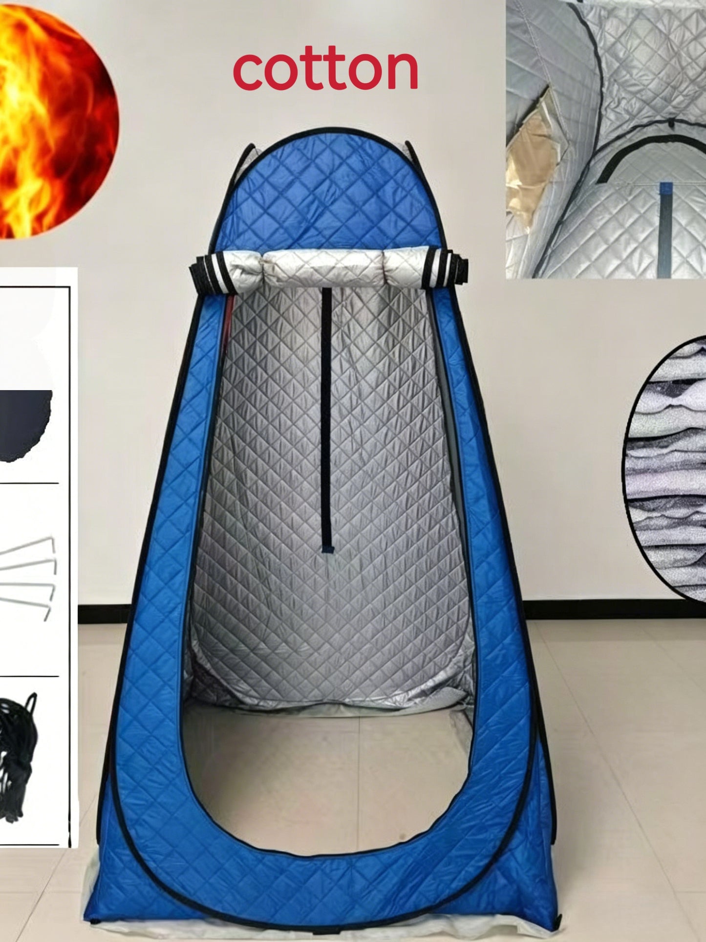 HXM Winter outdoor Pop-Up Privacy Shelter camping shower tent awning