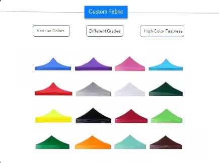 HXM Folding Advertising  Outdoor Garden Awning for Trade Shows Events Gazebo Tent