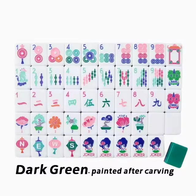 American Mahjong Set 4layer Acrylic 160 Tiles/HXM