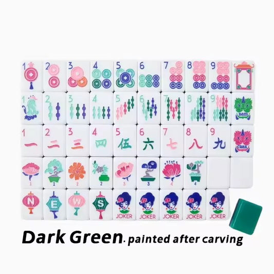 American Mahjong Set 4layer Acrylic 160 Tiles/HXM