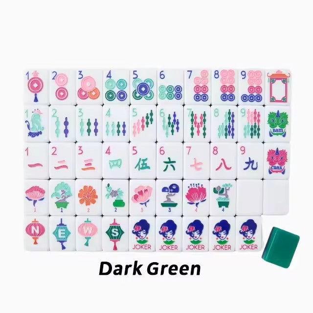 Luxury american Mahjong Set  Engraved Game Tiles /HXM