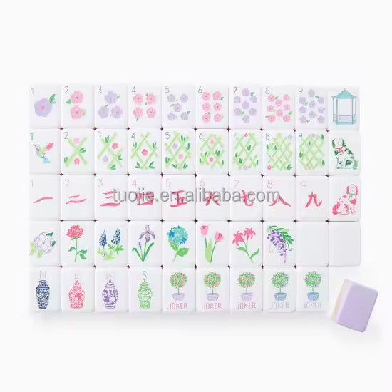 American Mahjong Set 4layer Acrylic 160 Tiles/HXM