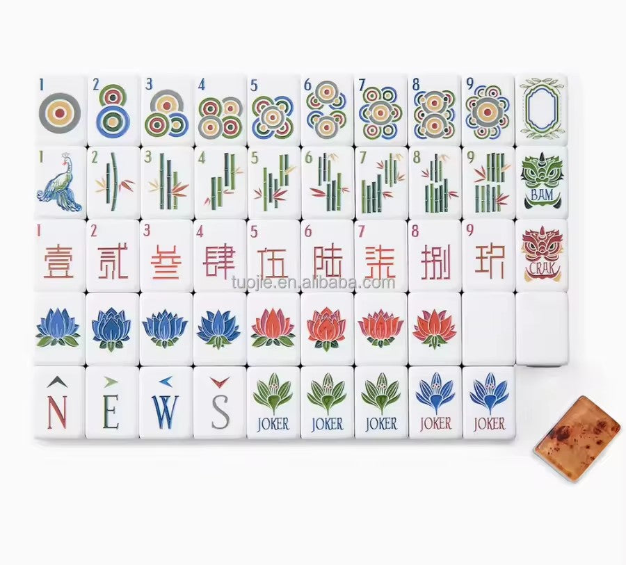 American Mahjong Set 4layer Acrylic 160 Tiles/HXM