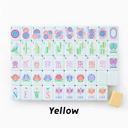 American Mahjong Set Pink Acrylic 160 Tiles/HXM